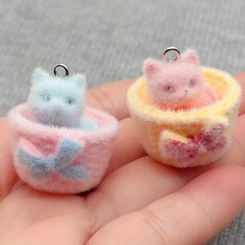 Drop Earrings - 4 pendenti a forma di gatto