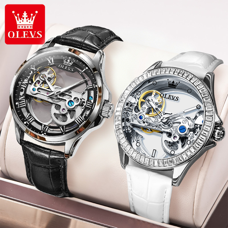 Automatic Watch Winder - OLEVS Coppia Orologi Orologi meccanici automatici