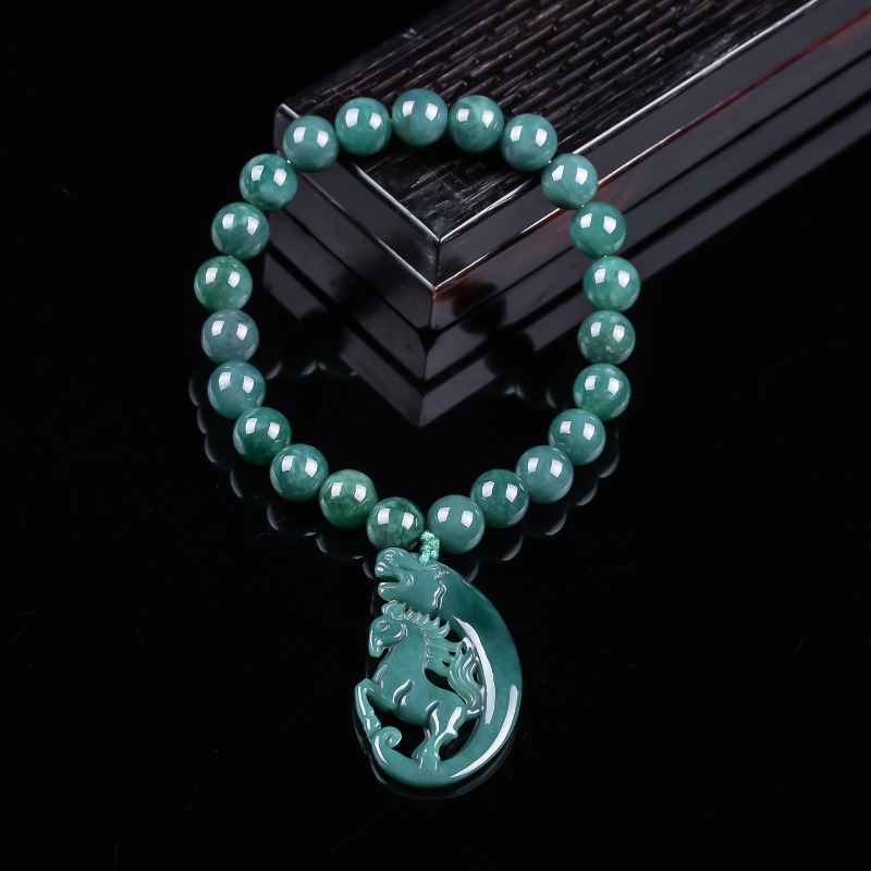 Jewelry & Watches Vitopoulos Reviews - Bracciale in Giada Naturale Blu Acqua
