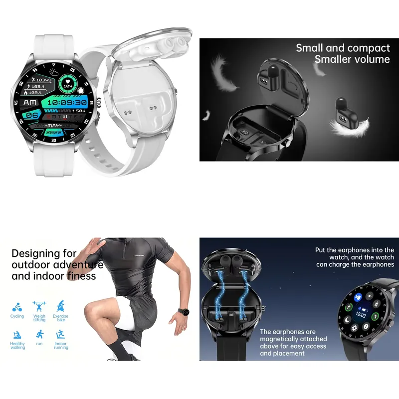 Smartwatch - Smartwatch OEM Amoled 1.43'' con auricolari