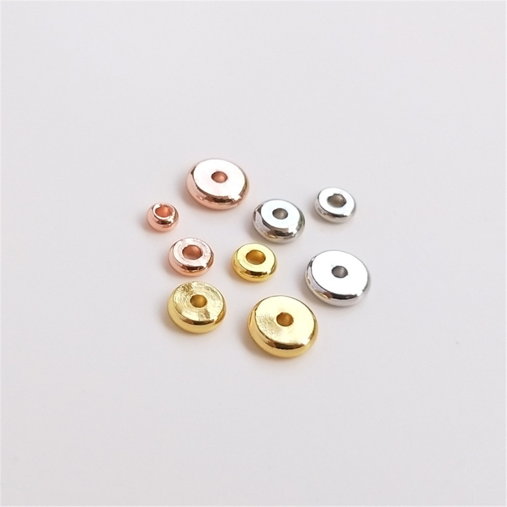 Rose Gold Bracelet - 10 pezzi di perline distanziatrici in