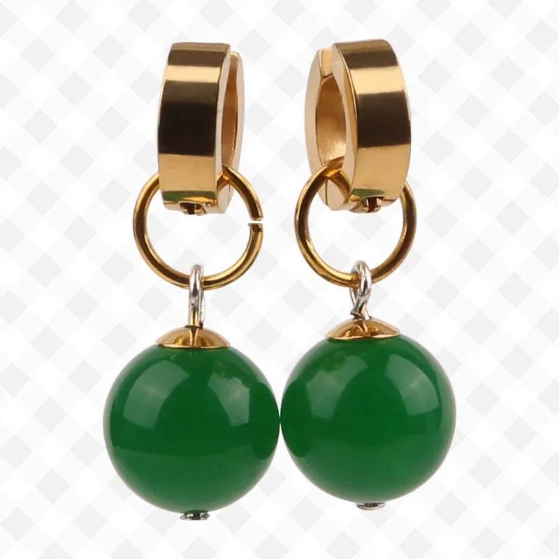 Drop Earrings - 2026 Orecchini Vegetto Potara Neri, Anello