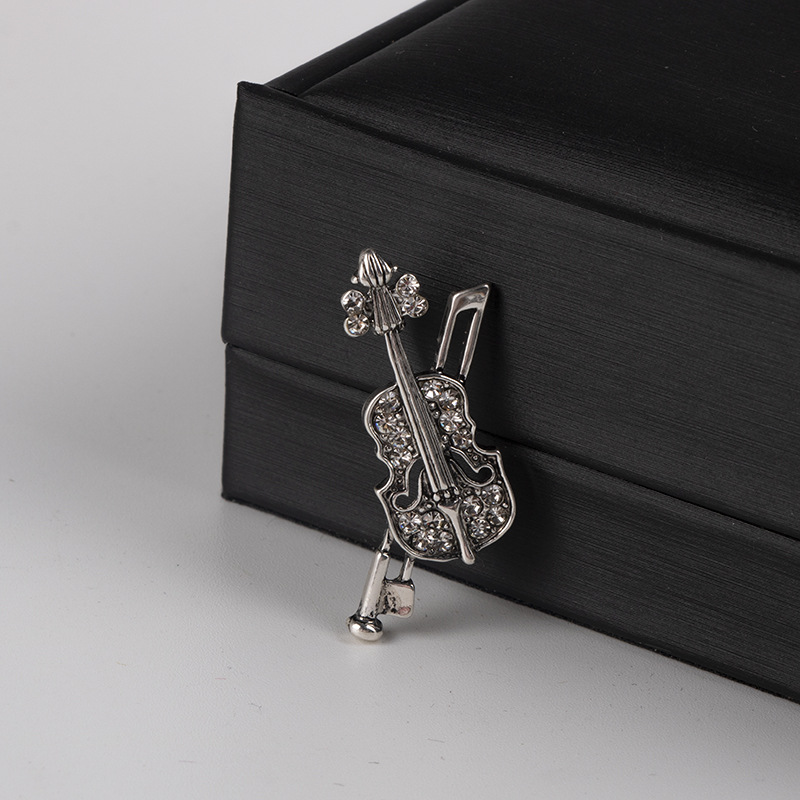 Spilla per violino in cristall - Vintage Brooch Pin recensione e prezzo
