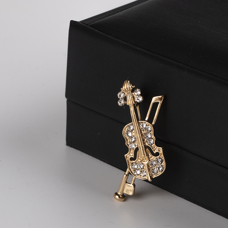 Spilla per violino in cristall - Vintage Brooch Pin recensione e prezzo