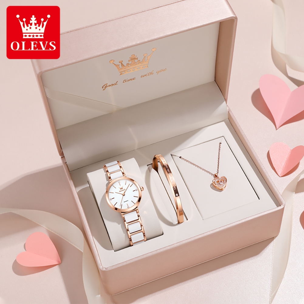 OLEVS Orologio da donna 5877 O - Watches & Jewelry Repair Center Photos recensione e prezzo
