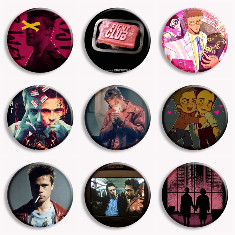 Retro Classic Movie Fight Club - Vintage Brooch Pin recensione e prezzo